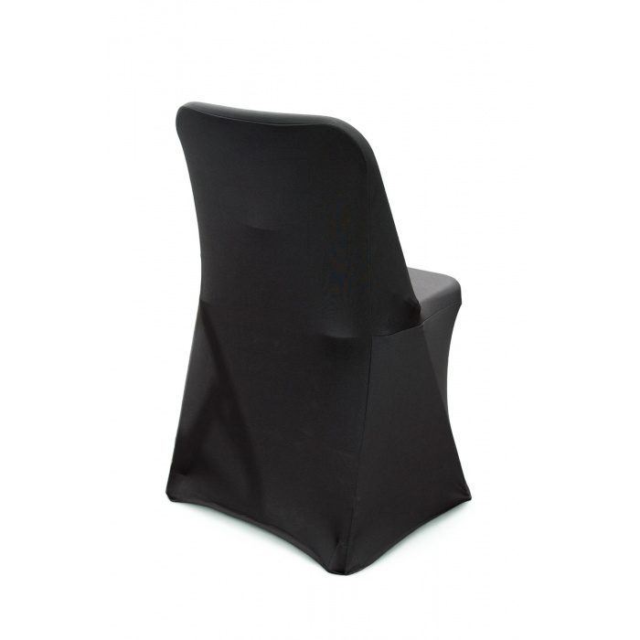 Lot de 2 housses de chaise coloris noir – Image 3