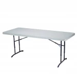 Table rectangulaire 183x76cm LIFETIME hauteur ajustable NESTING