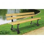 Banc Dresde 180 cm 5 lames en pin traité autoclave – Image 2
