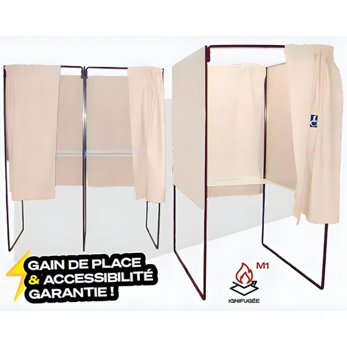 Kit Élection 3 isoloirs : 2 standards + 1 PMR – Image 1